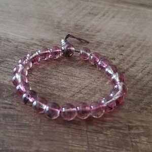 Light purple power bead bracelet